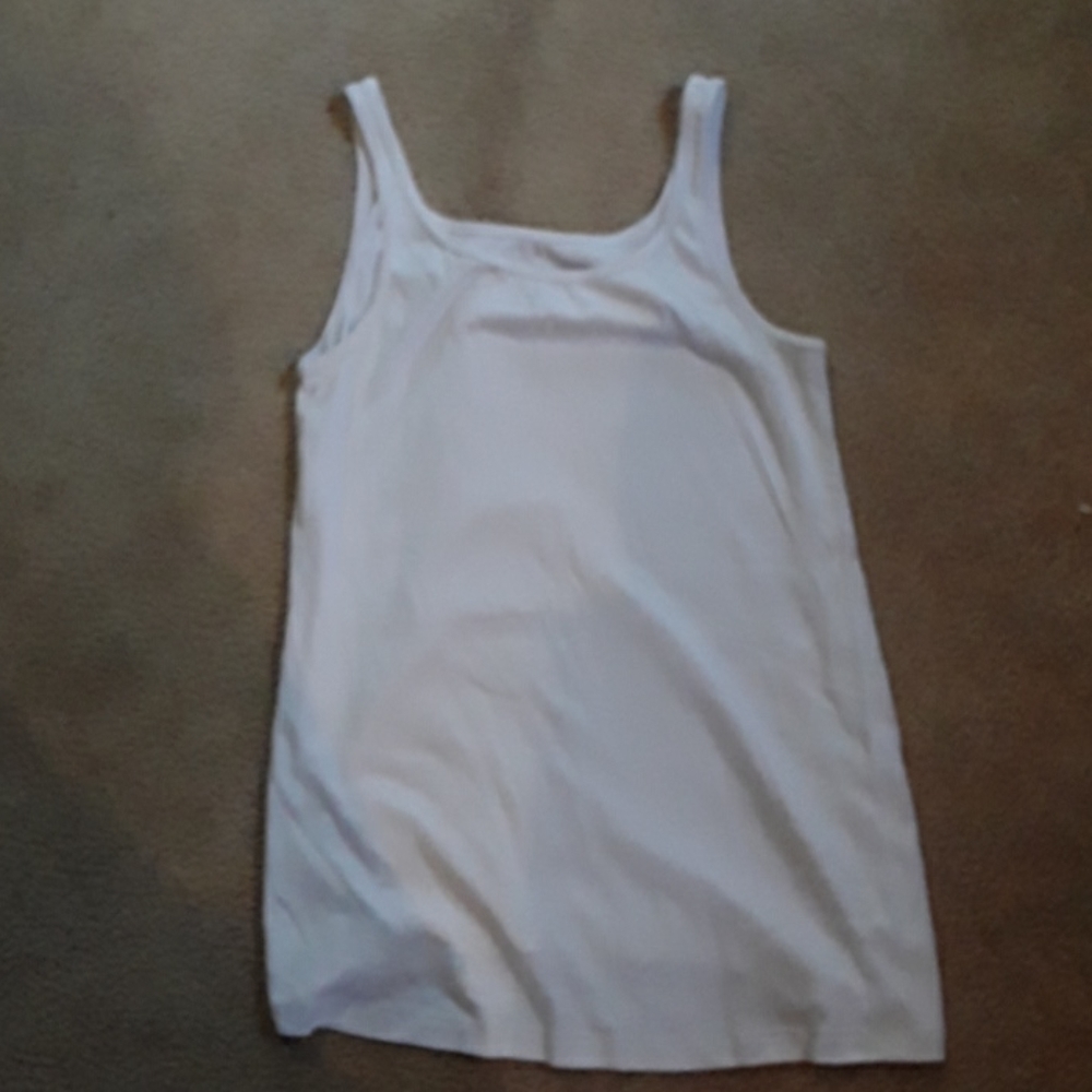 White maternity under shirt